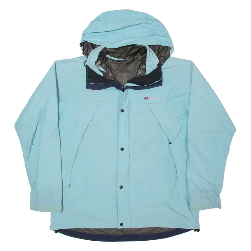 Berghaus Womens Rain Jacket Blue Hooded M 1