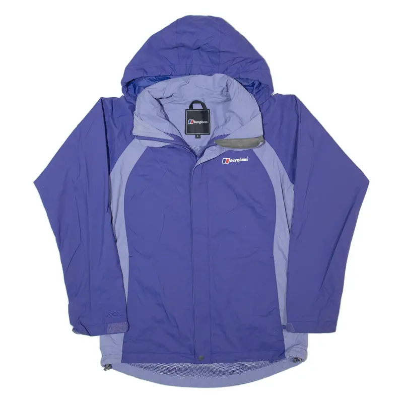 Berghaus Womens Rain Jacket Purple Hooded S 1