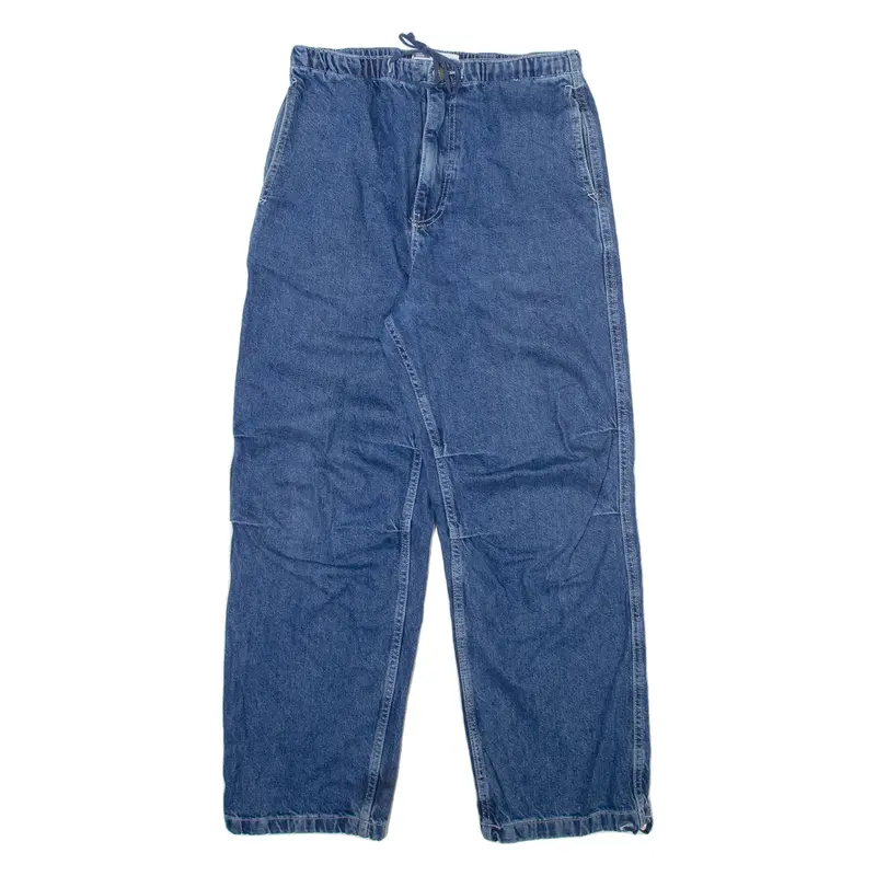 Bershka Womens Jeans Blue Relaxed Straight W28 L27 1