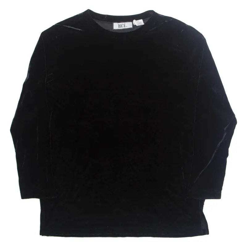 Bice Womens Blouse Black Long Sleeve 90S M 1