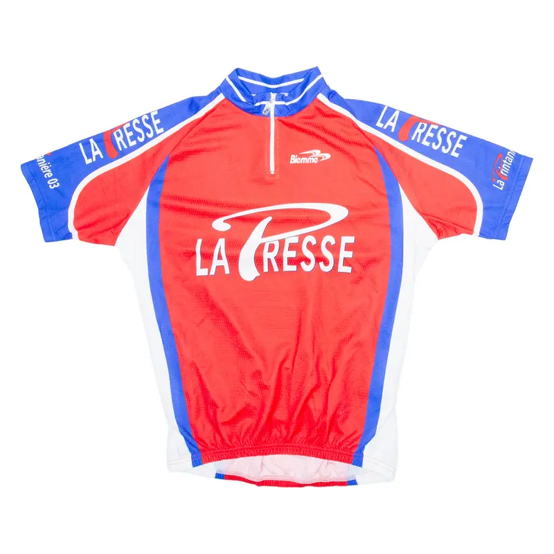 Biemme Cycling Mens Jersey Red 1/4 Zip 2Xl 1