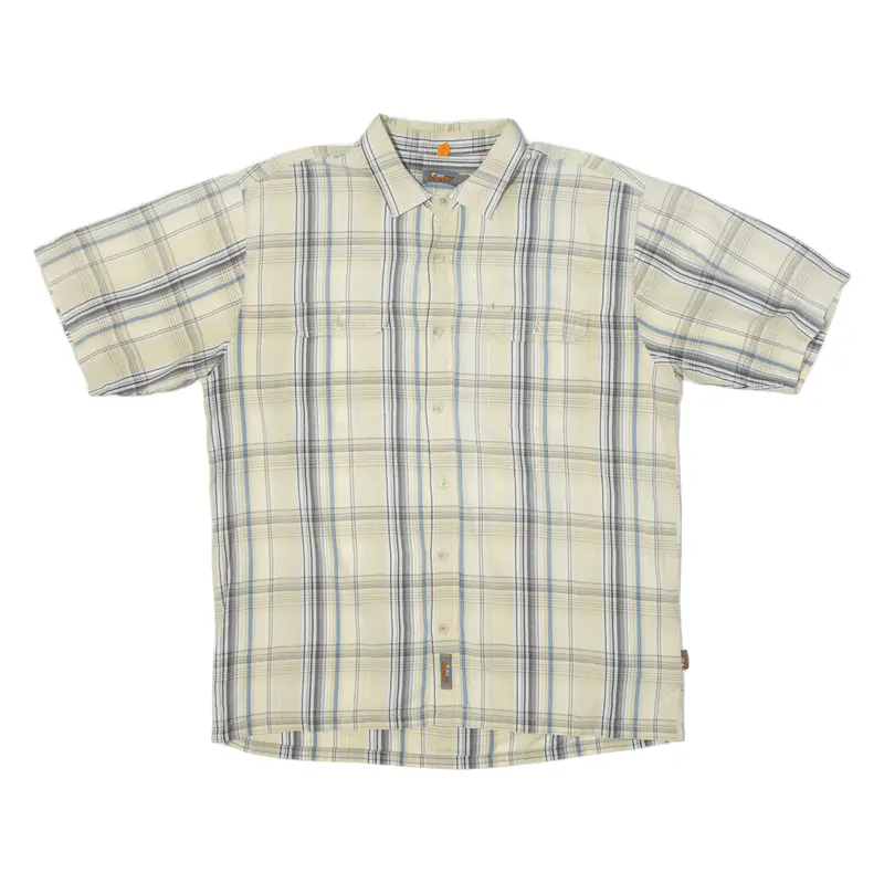 Big Bear Outdoor Mens Shirt Cream Check Xl 1