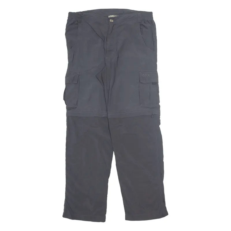 Big Bear Outdoor Mens Trousers Grey Regular Straight W34 L31 1