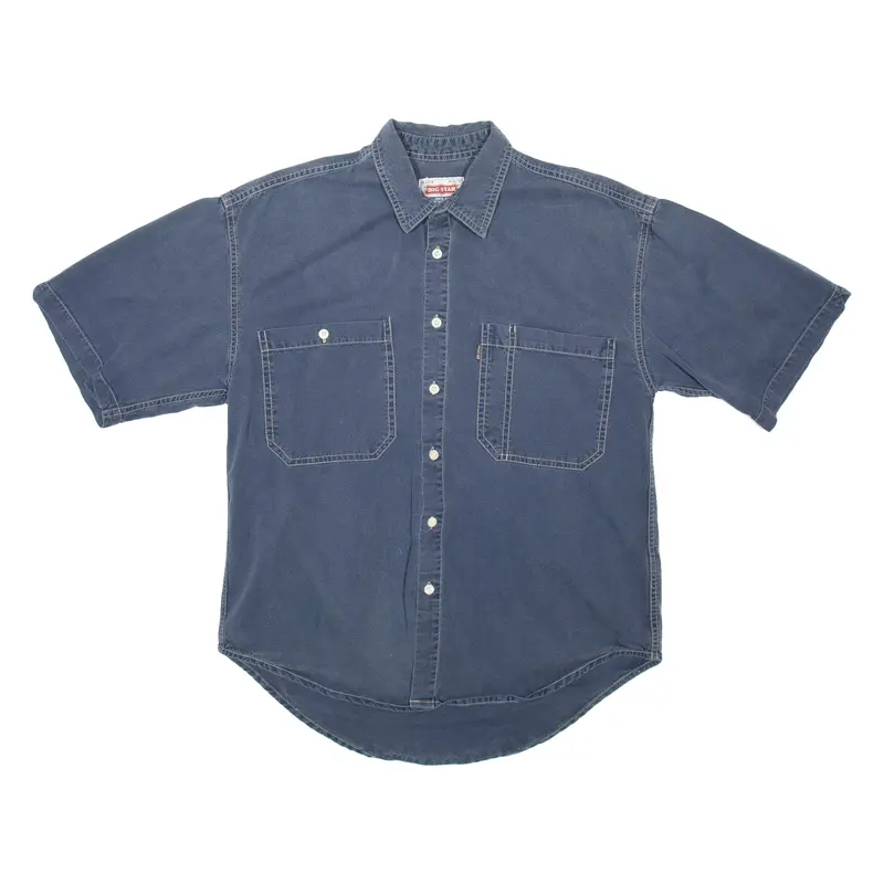 Big Star Mens Denim Shirt Blue S 1