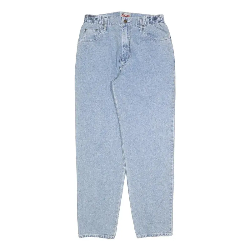 Big Star Womens Jeans Light Blue Regular Straight Denim Rinse W28 L30 Zip 1