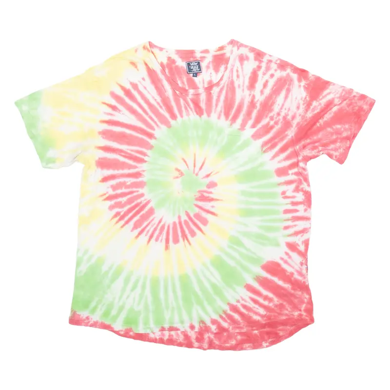 Black Jack Mens Tie Dye T-Shirt Green L 1