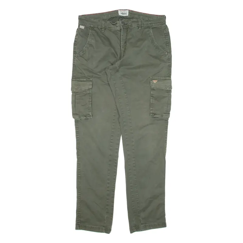 Blend Cargo Mens Trousers Green Slim Skinny W33 L31 1