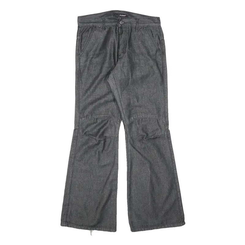 Blend Womens Grey Regular Flared Denim W31 L31 Cotton Blend Button Closure 1