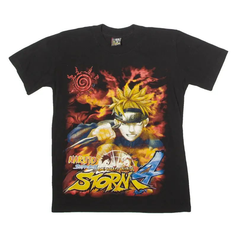 Bletsayer Naruto Anime Mens T-Shirt Black Crew Neck S 1