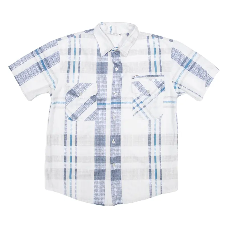 Blu Jack Mens Shirt Blue Check L 1
