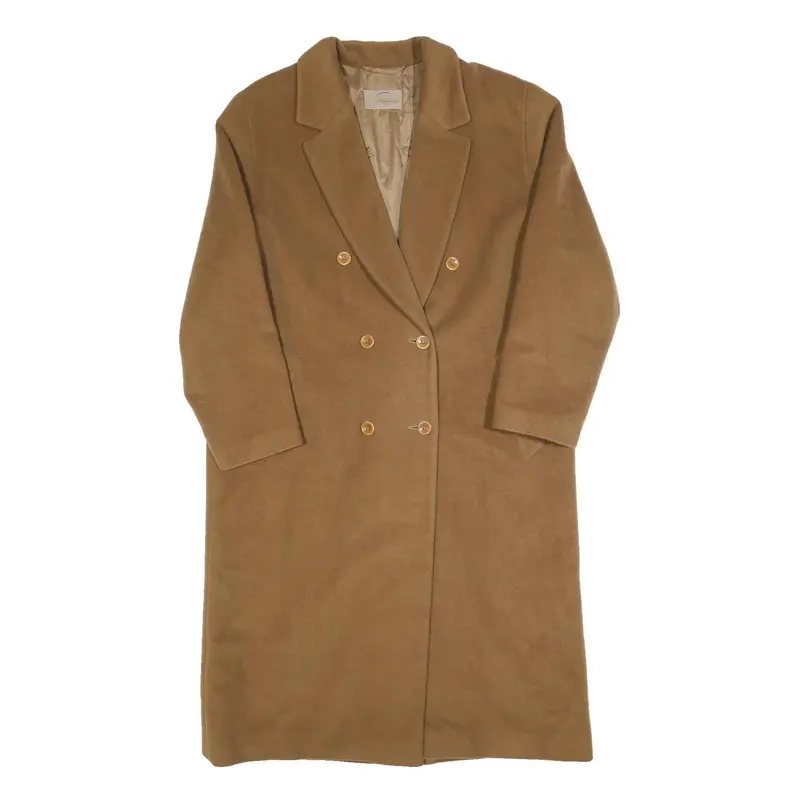 Bogner Womens Brown Long Sleeve Button Jacket M Woven Classic Tailored 1