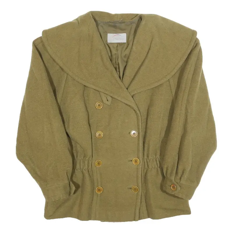 Bogner Womens Green Button Jacket M Wool Blend Classic Long Sleeve Stylish 1