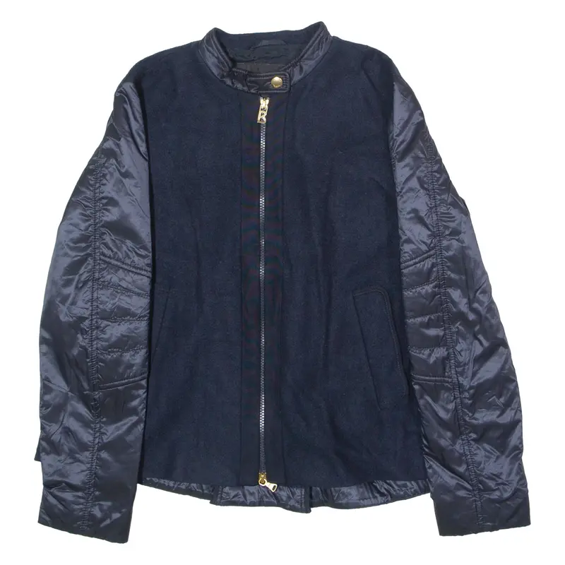 Bogner Womens Jacket Blue Wool Colourblock Uk 12 1