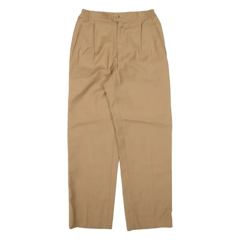 Bogner Womens Knit Trousers Beige Relaxed Straight W26 L27 1