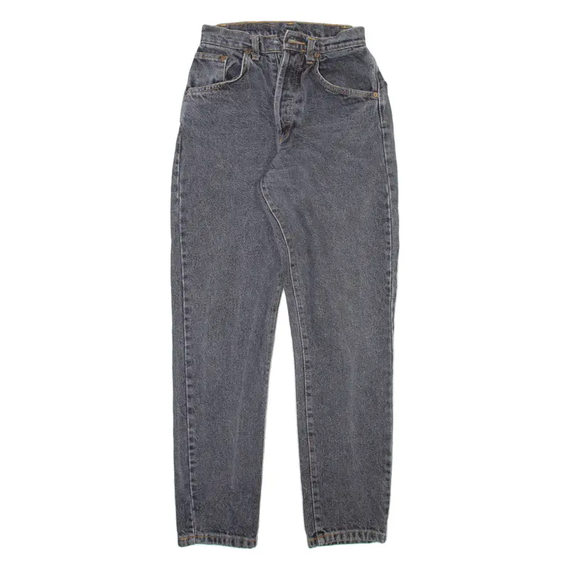 Bonaventure Womens Jeans Grey Relaxed Tapered Stone Wash W22 L29 1