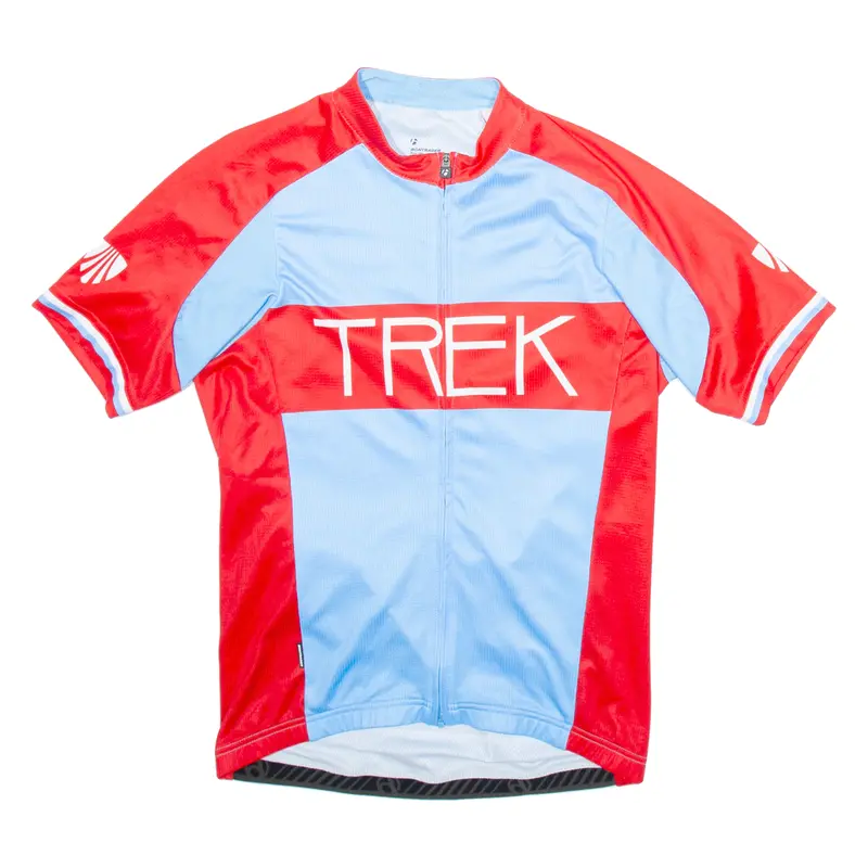 Bontrager Full Zip Cycling Mens Jersey Blue L 1
