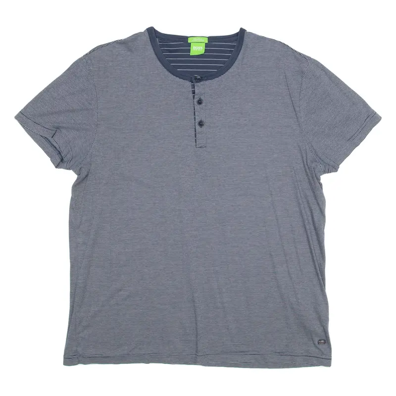 Boss Regular Fit Mens T-Shirt Blue M 1