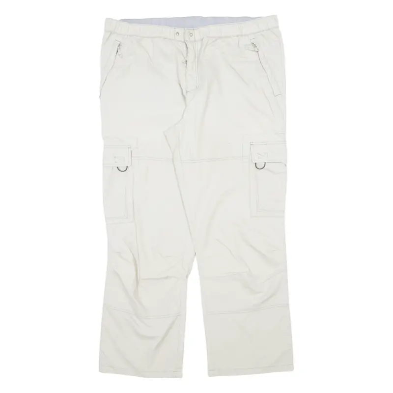 Bpc Collection Cargo Mens Trousers Cream Regular Straight W42 L31 1