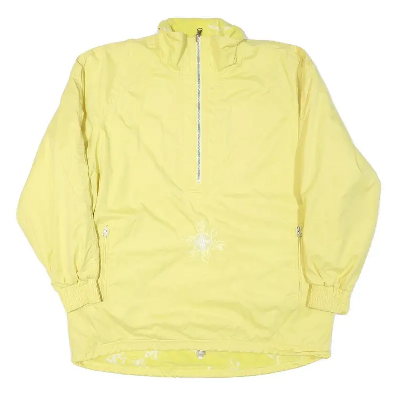 Brid N Tech Mens Yellow Jacket Xl Polyester Blend Plain Zip Lightweight 1