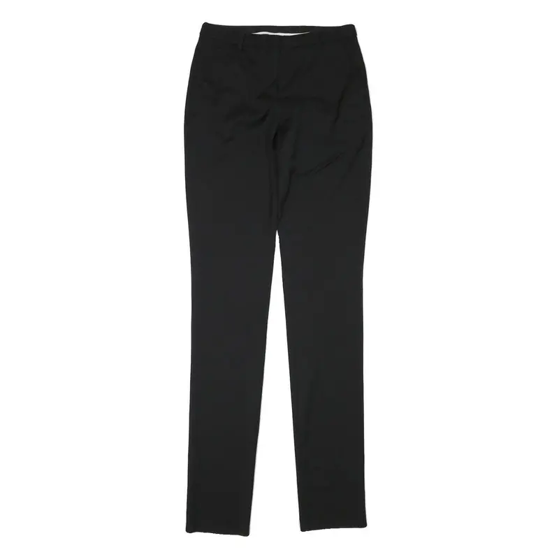 Burberry Womens Wool Blend Black Slim Trousers W26 L35 Formal Office Wear 1
