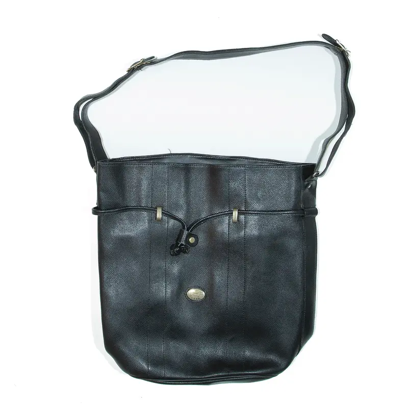 Cabo Leather Look Shoulder Bag Black Faux Leather Womens 1