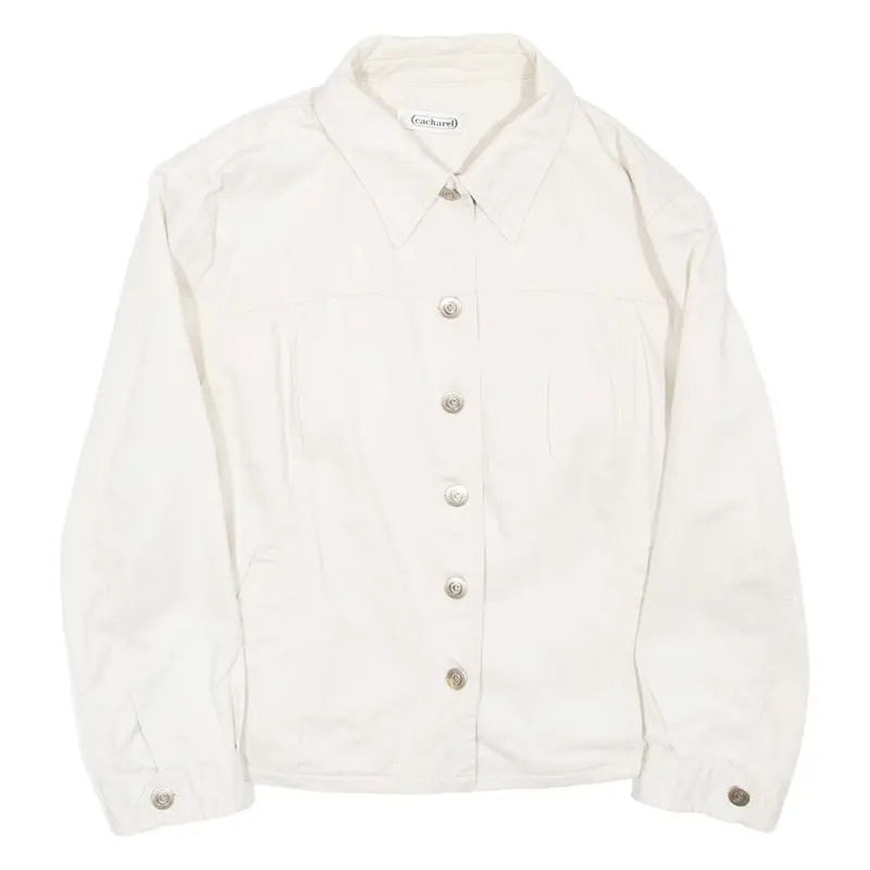 Cacharel Womens Denim Jacket White S 1