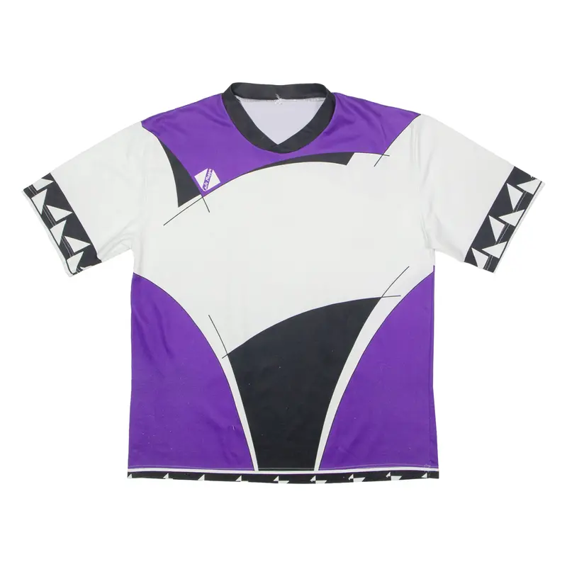Calo Maggio Template Mens Football Shirt Jersey Purple 90S M 1