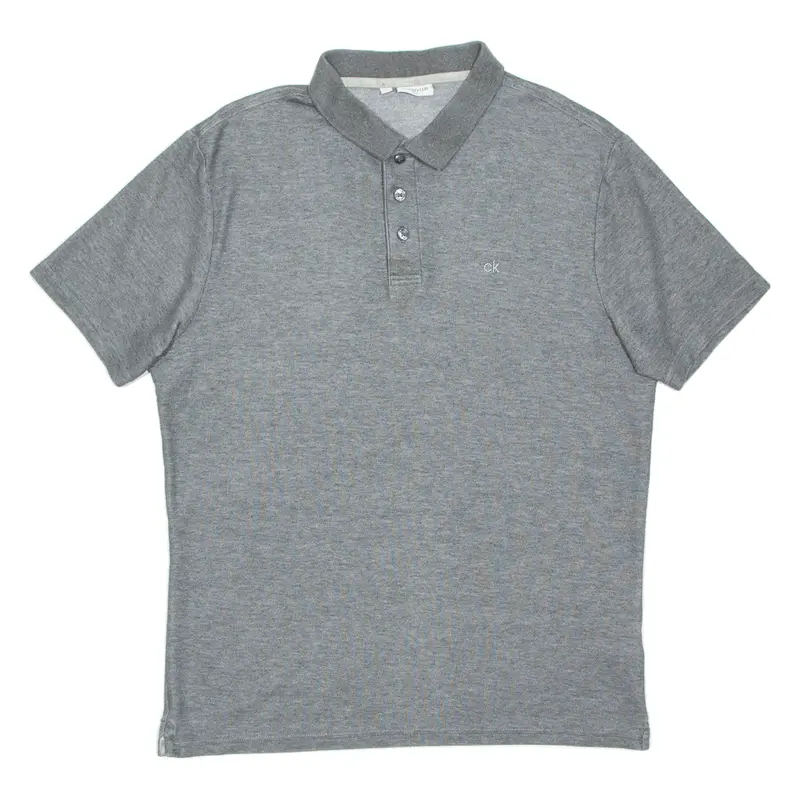 Calvin Klein Golf Mens Polo Shirt Grey M 1