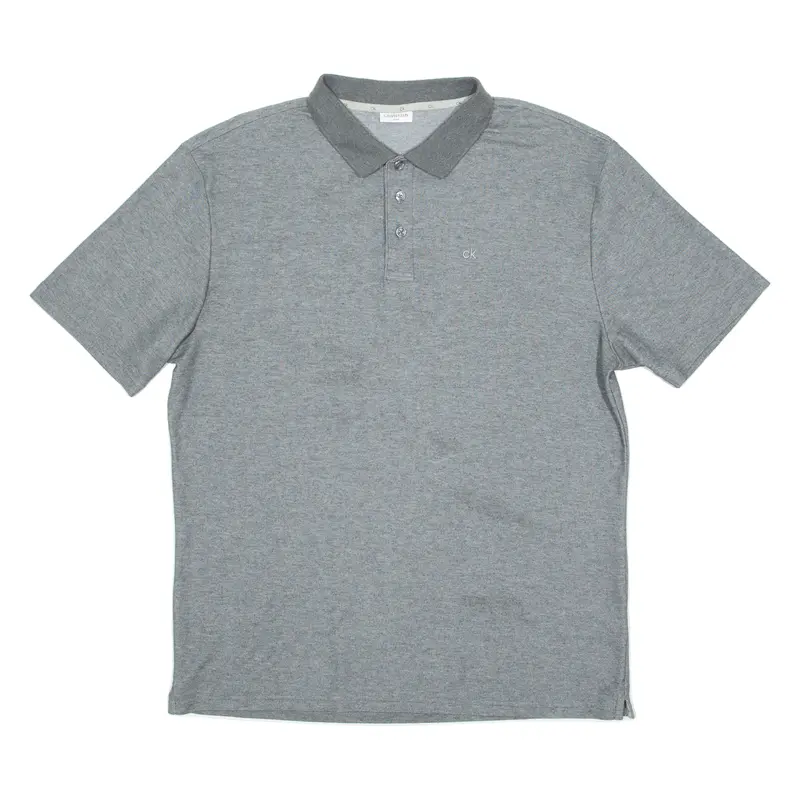 Calvin Klein Golf Mens Polo Shirt Grey Xl 1