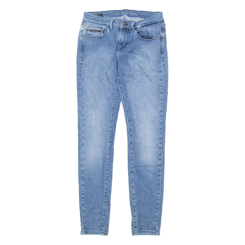 Calvin Klein Jeans Mens Jeans Blue Regular Tapered W26 L27 1