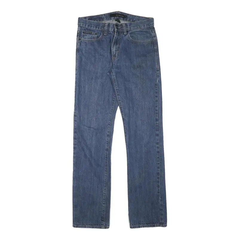 Calvin Klein Jeans Mens Slim Blue Denim Jeans Cotton Blend W29 L31 Classic Zip 1