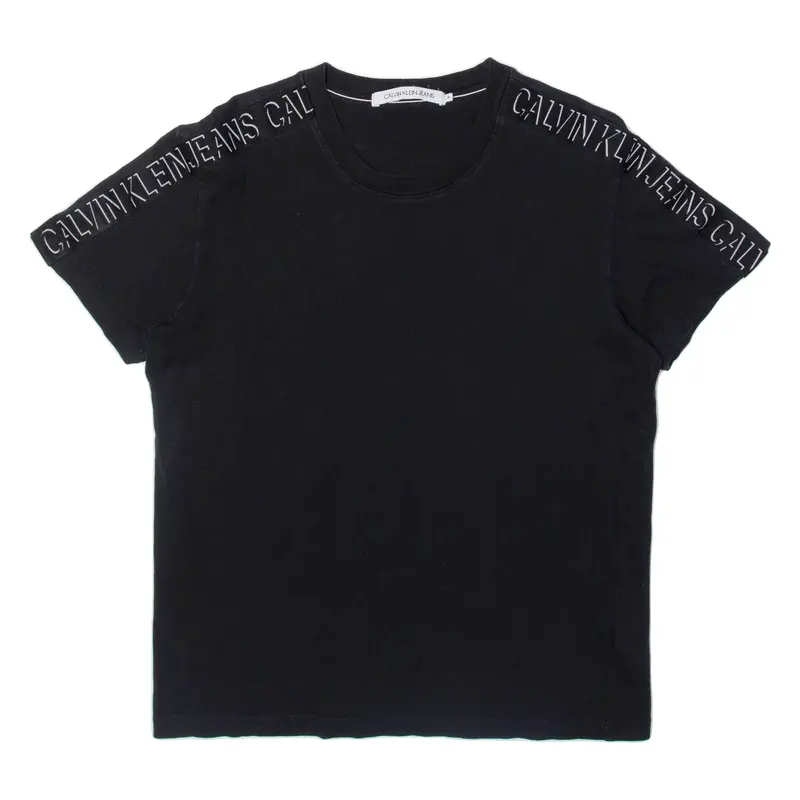 Calvin Klein Jeans Oversized Womens T-Shirt Black M 1
