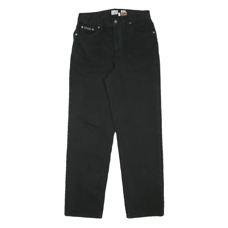 Calvin Klein Jeans Womens Black Regular Straight Denim Medium W28 L29 Zip Cotton 1