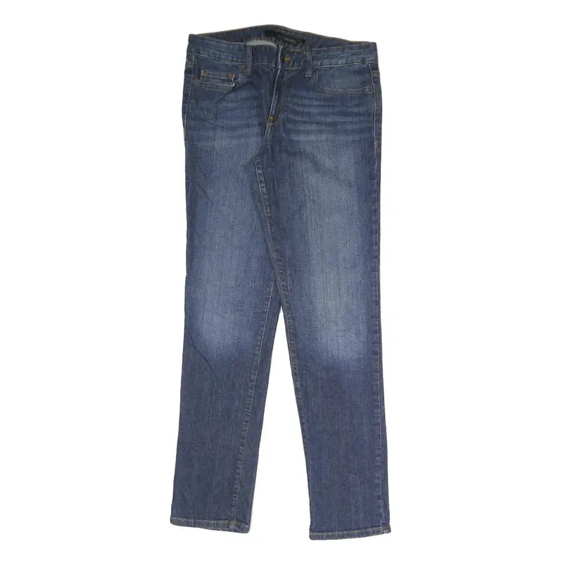 Calvin Klein Jeans Womens Blue Regular Straight Denim Jeans W28 L32 Stylish 1