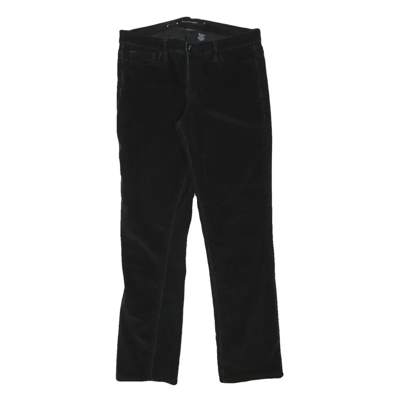 Calvin Klein Jeans Womens Cotton Blend Black Regular Straight Trousers W31 L30 1