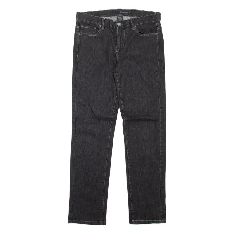 Calvin Klein Jeans Womens Jeans Black Regular Straight W30 L30 1