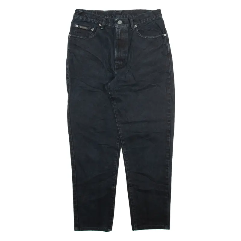 Calvin Klein Jeans Womens Jeans Black Relaxed Mom W28 L25 1
