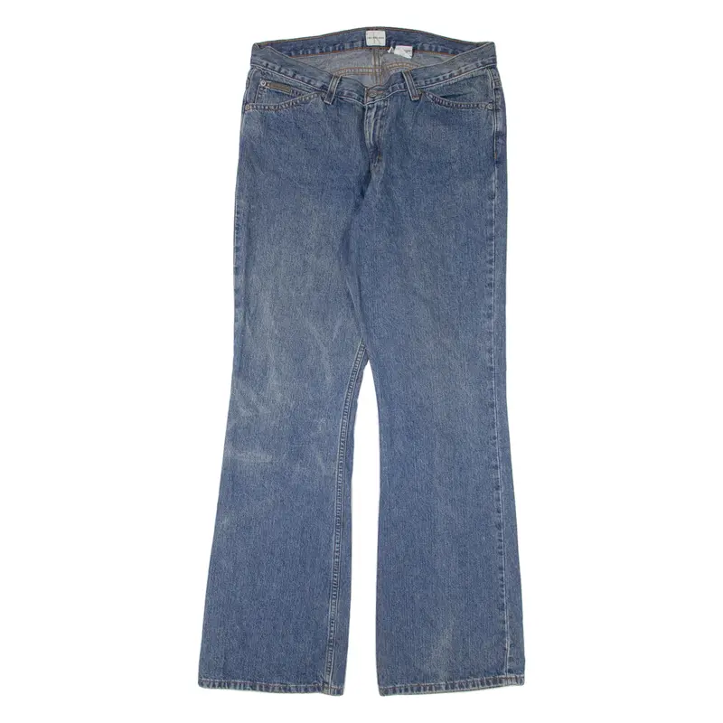 Calvin Klein Jeans Womens Jeans Blue Regular Bootcut W32 L34 1