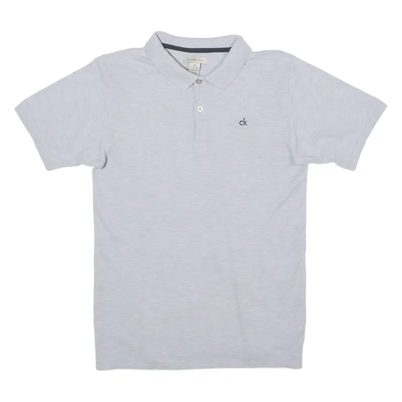 Calvin Klein Jeans Womens Polo Shirt Grey L 1