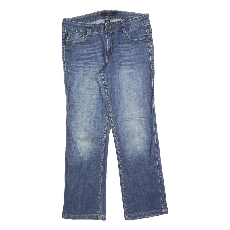 Calvin Klein Jeans Womens Regular Straight Denim Medium W32 L30 Bootcut Cotton 1