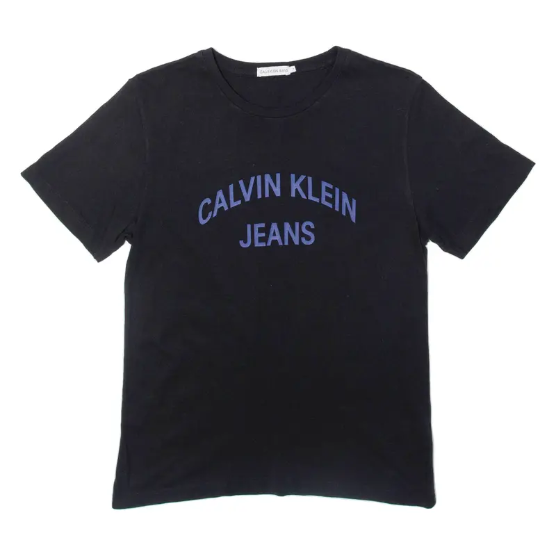 Calvin Klein Jeans Womens T-Shirt Black Uk 14 1