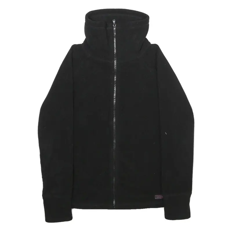 Calvin Klein Performance Womens Black Zip Jacket Xs Polyester Plain Lightweight 1