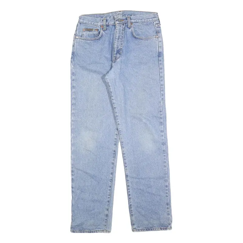 Calvin Klein Womens Jeans Blue Regular Straight Denim Medium W28 L30 Classic Fit 1