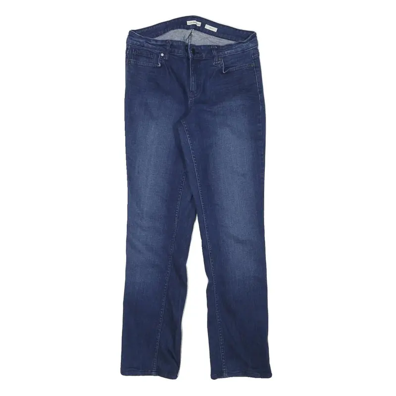 Calvin Klein Womens Jeans Blue Regular Straight Denim W28 L29 Stylish Comfort 1