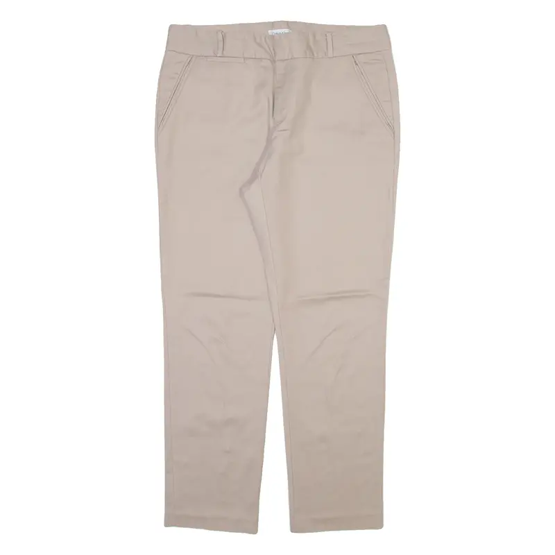 Calvin Klein Womens Trousers Beige Regular Tapered W32 L28 1