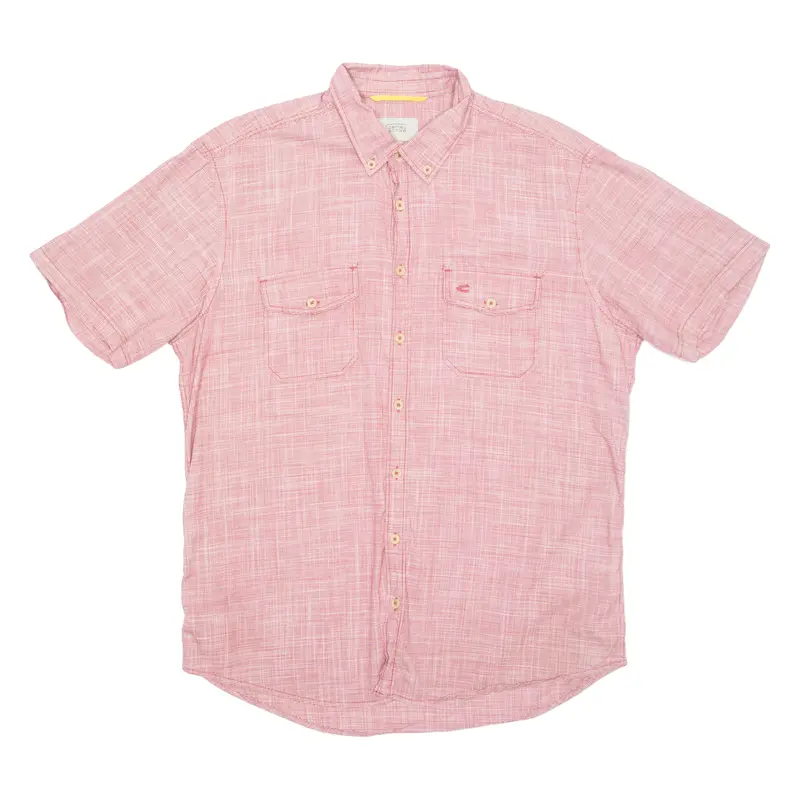 Camel Active Mens Plain Shirt Red L 1