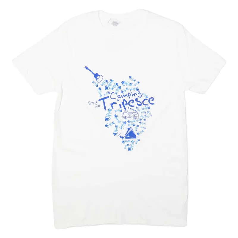 Camping Tripesce Womens T-Shirt White L 1