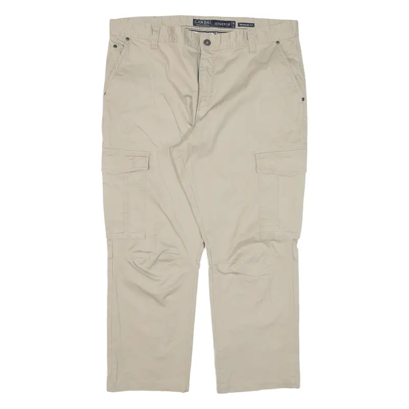 Canda Cargo Womens Trousers Beige Regular Straight W40 L26 1