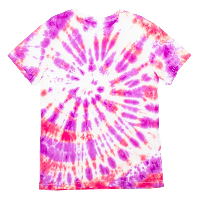 Canvas Womens Tie Dye T-Shirt Purple M 1