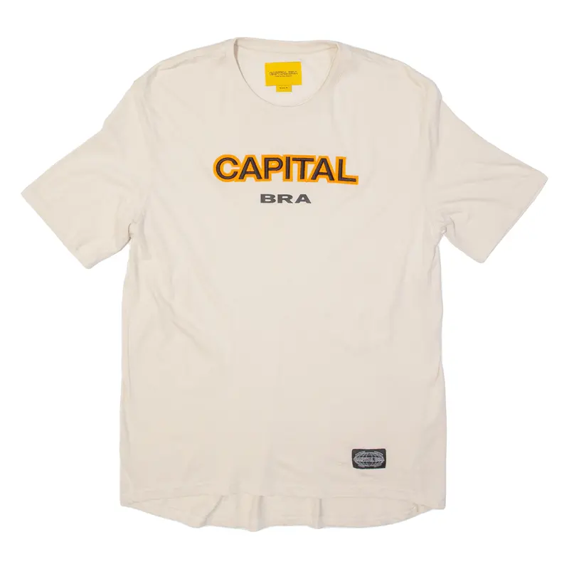 Capital Bra Oversized Mens T-Shirt Beige M 1